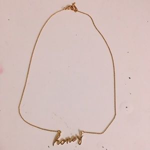 Brandy Melville Pack- Necklace, Scrunchie, Sticker